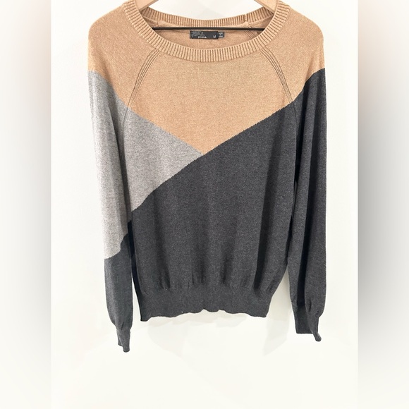 Prana Havaar Merino Wool Blend Earth Tone Sweater Size Medium - Picture 5 of 7